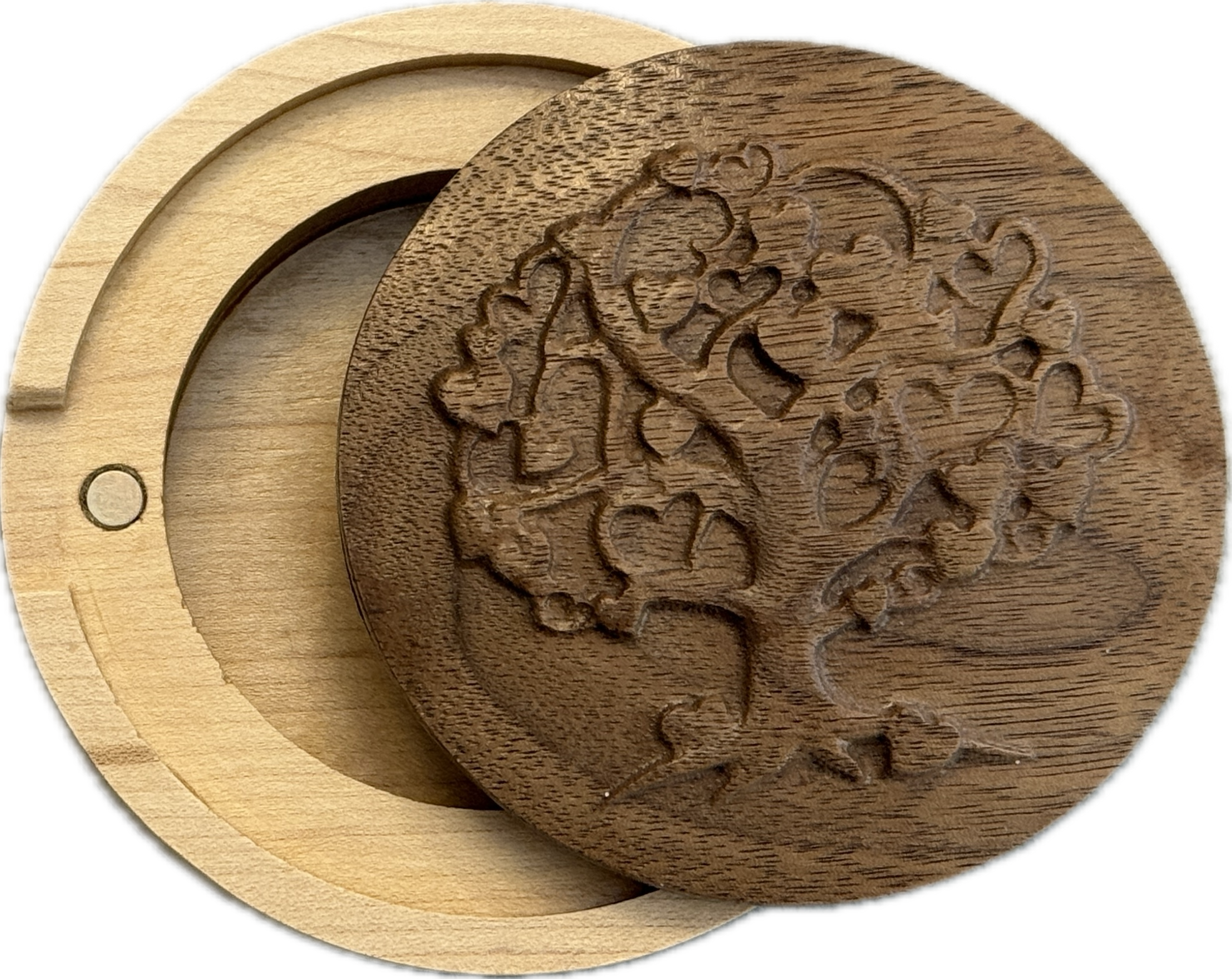 Round Keepsake Box A